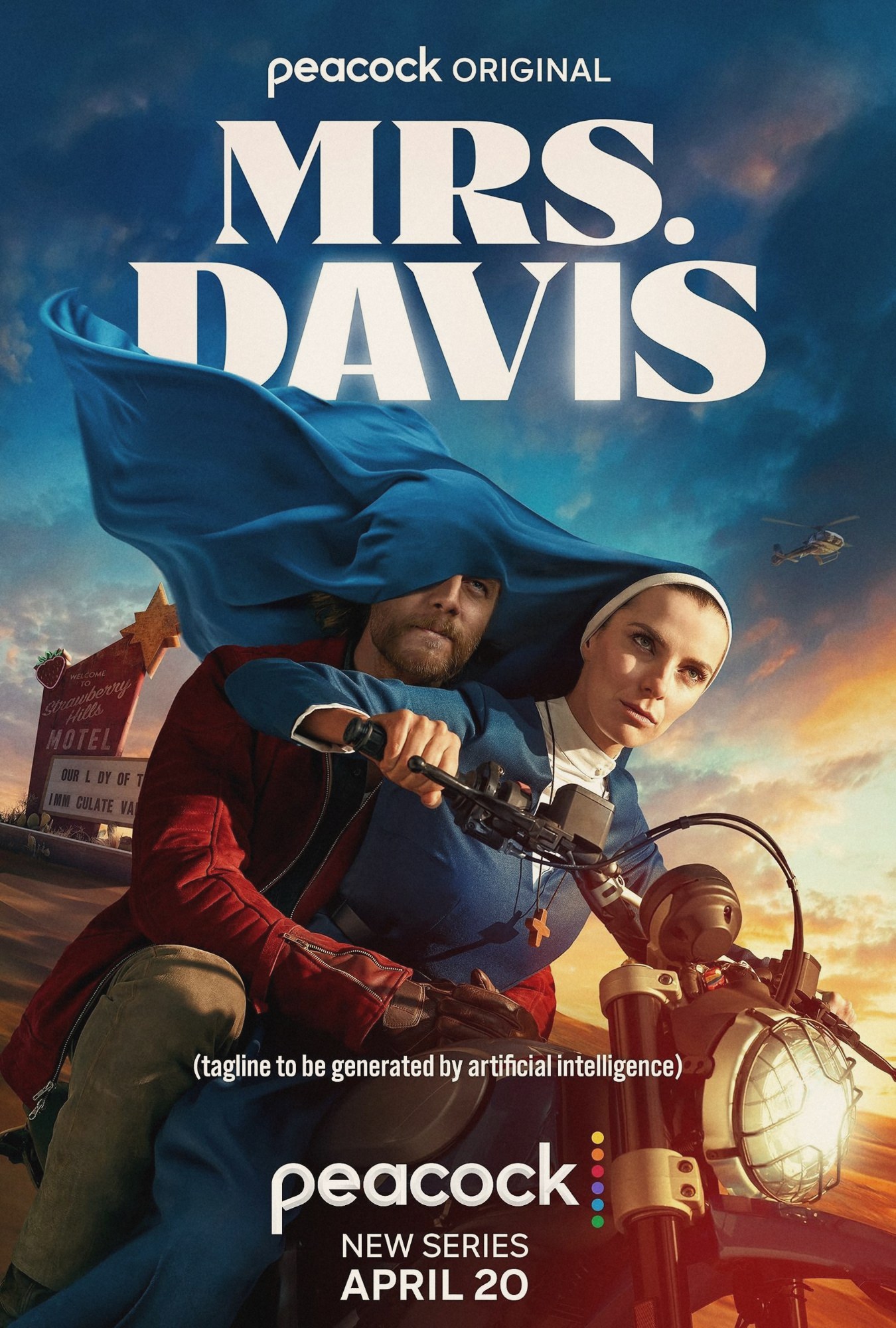 Mrs. Davis, Peacock, 2023. Dan Aparicio: Camera Trainee · 5 episodes (image 1)